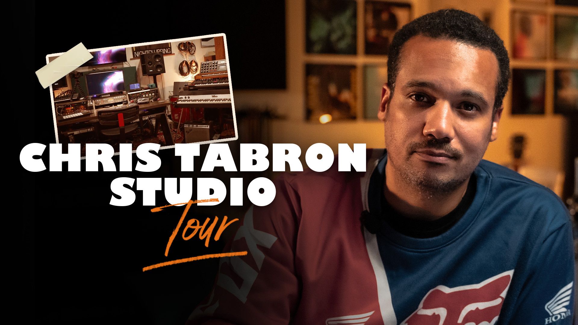 Tour pelo Estúdio Chris Tabron
