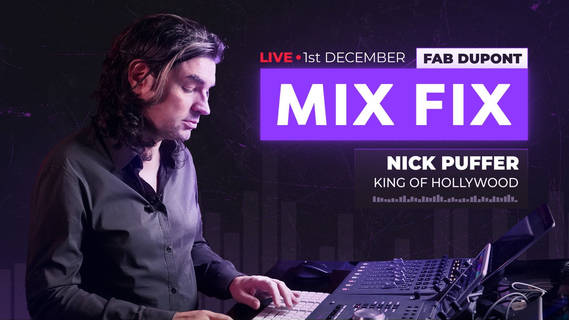 Fab Dupont fixing ''King of Hollywood'' by Nick Puffer