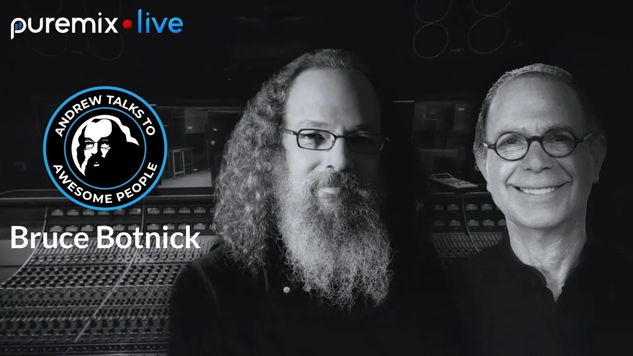 Andrew fala com Bruce Botnick