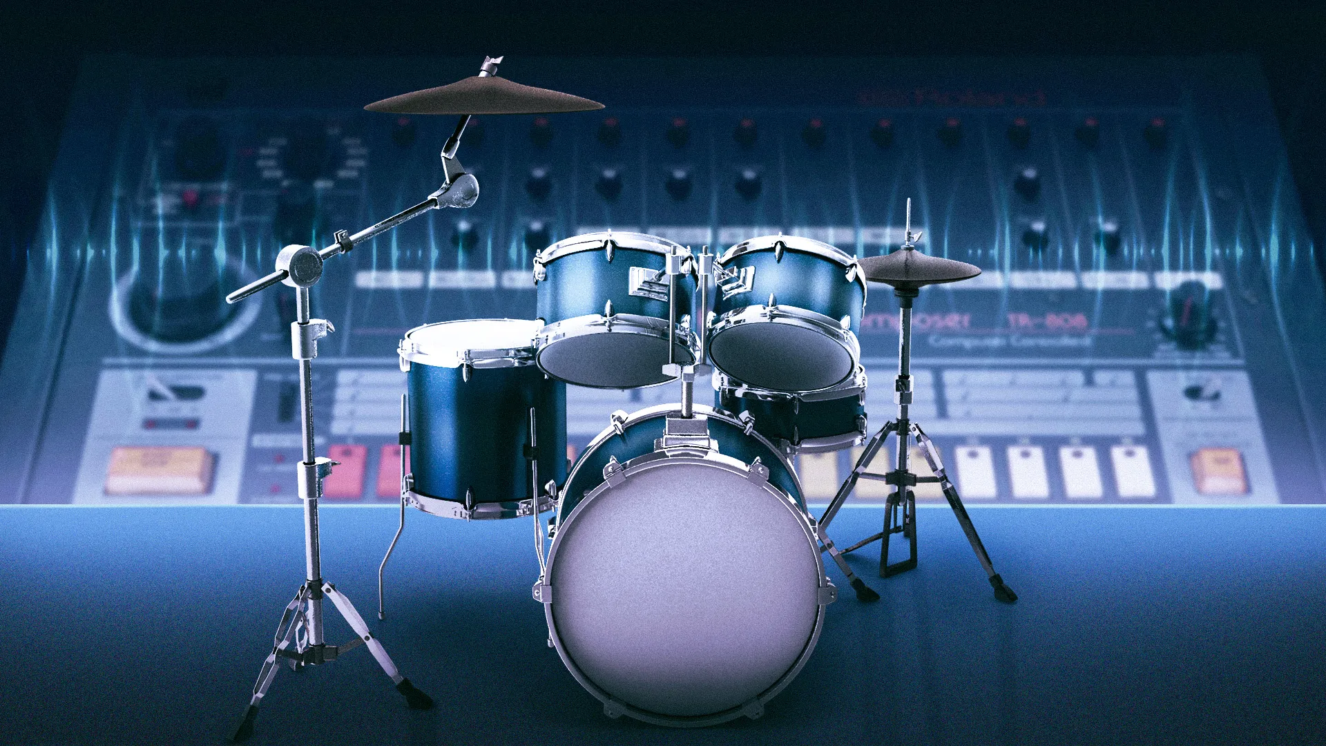 Combinando bateria acústica e eletrônica