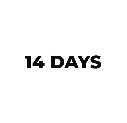 14 days money-back guarantee