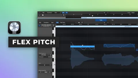 Logic Pro Xでフレックスピッチを使用する