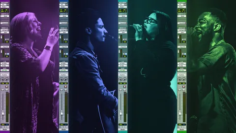 Preparando vocais de apoio para mixagem
