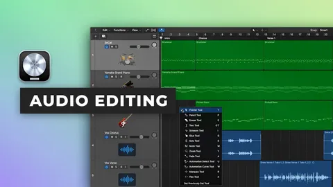 Audio-Bearbeitung in Logic Pro X
