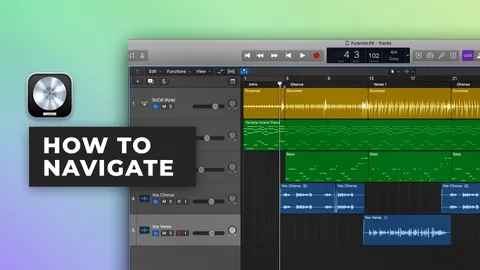 Como navegar no Logic Pro X