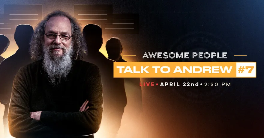Awesome People talk to Andrew - Episode 7
