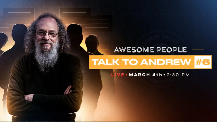 Awesome People talk to Andrew - Episode 6